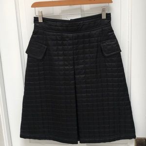 miu miu Black quilted skirt